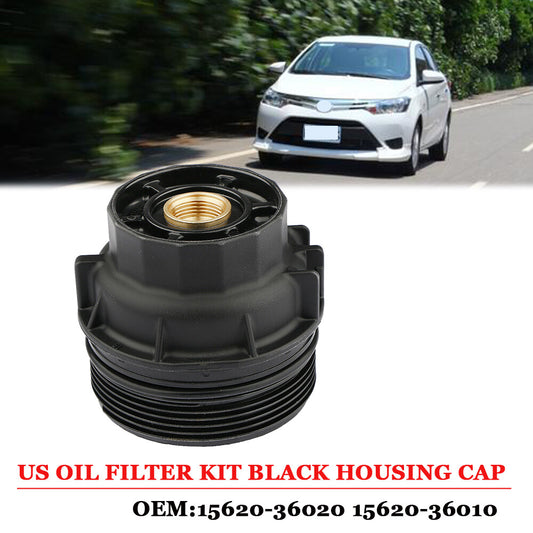 for Toyota for Lexus for Scion 15620-36020 15620-36010 Black oil filter housing cover