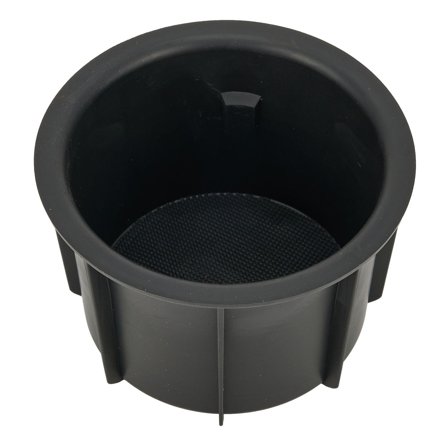 Automotive Grade Rubber Cup Holder Insert for Toyota Center Console Black Color