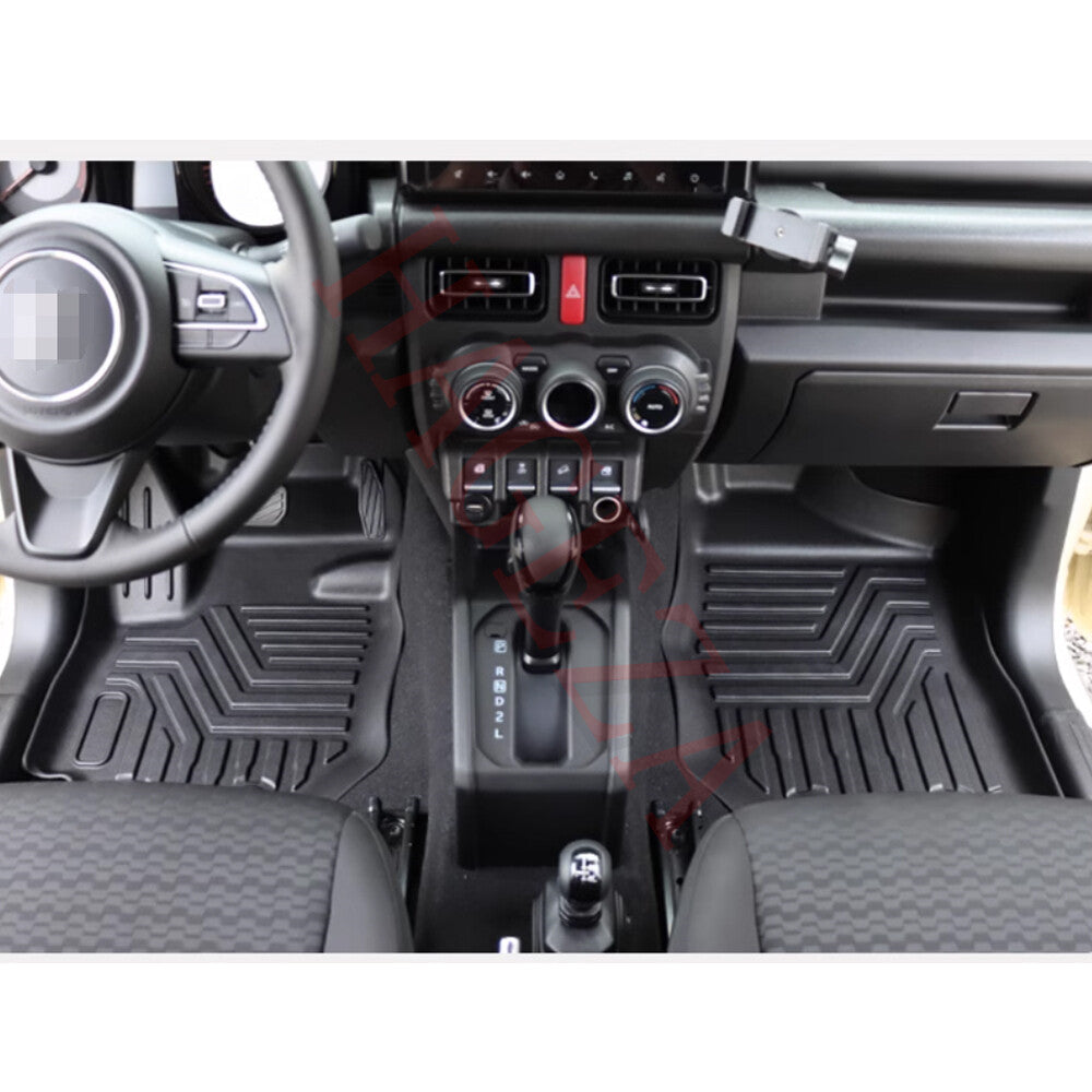 TPE Floor Mats Liners for Suzuki for Jimny 4Door Manual Gear Left Hand Drive 4pcs