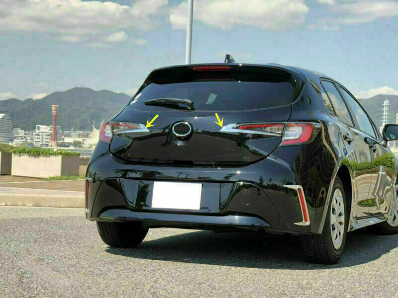 for Toyota for Corolla Hatchback 2019-2023 Chrome Rear TailLight Lamp Cover Trims