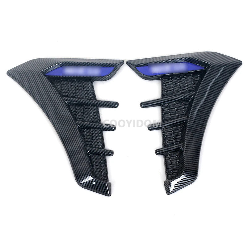 Carbon fiber side vent decorative mudguard stickers for Toyota for Corolla 2019 - 2021