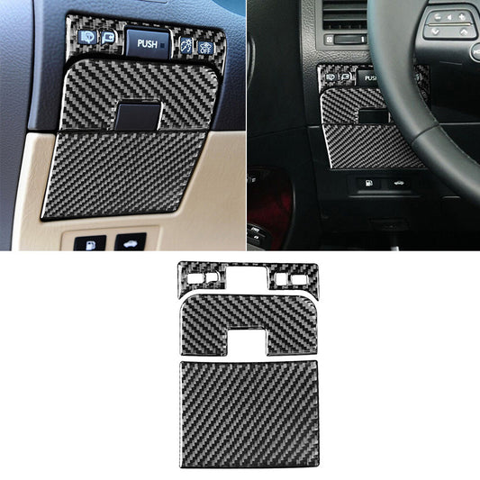 Carbon Fiber Rear Trunk Switch Button Panel Trim for Luxus GS 2006-11Accessories