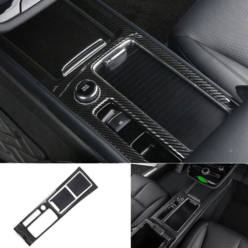 ABS Carbon Fiber Gear Panel Console Water Cup Holder for Lincoln Corsair 20-22