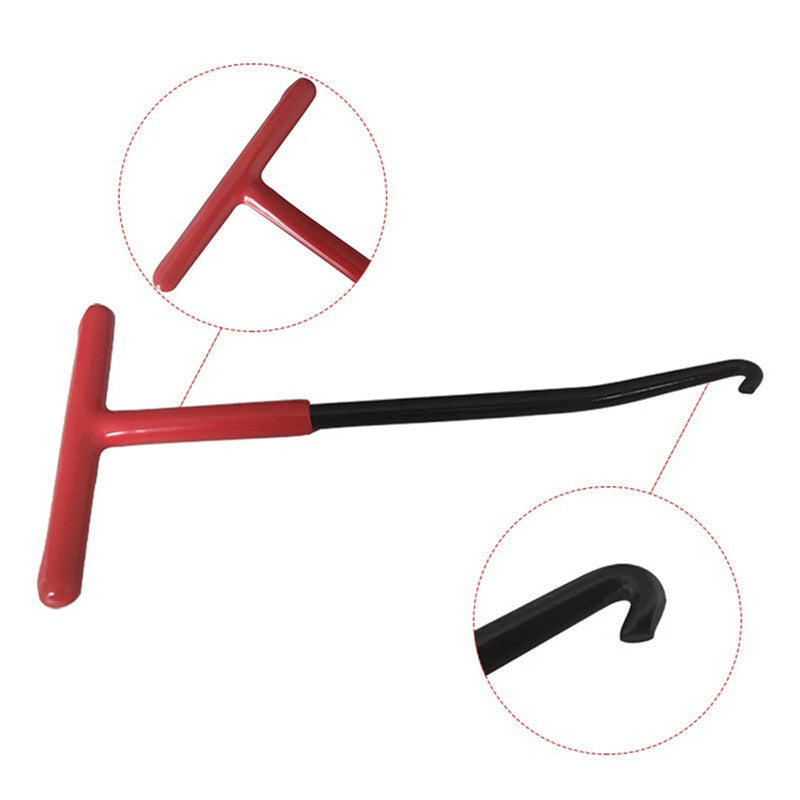1Pc Motorcycle Spring Pull Tool T Shaped Handle Spring Removal Installed Hook
