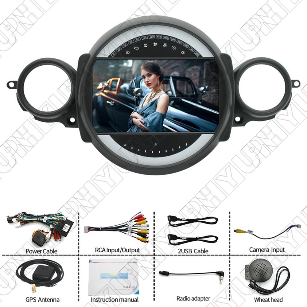 9 Android 14 Stereo Radio GPS Nav Head Unit 4+32GB FM for MINI COOPER 2007-2013