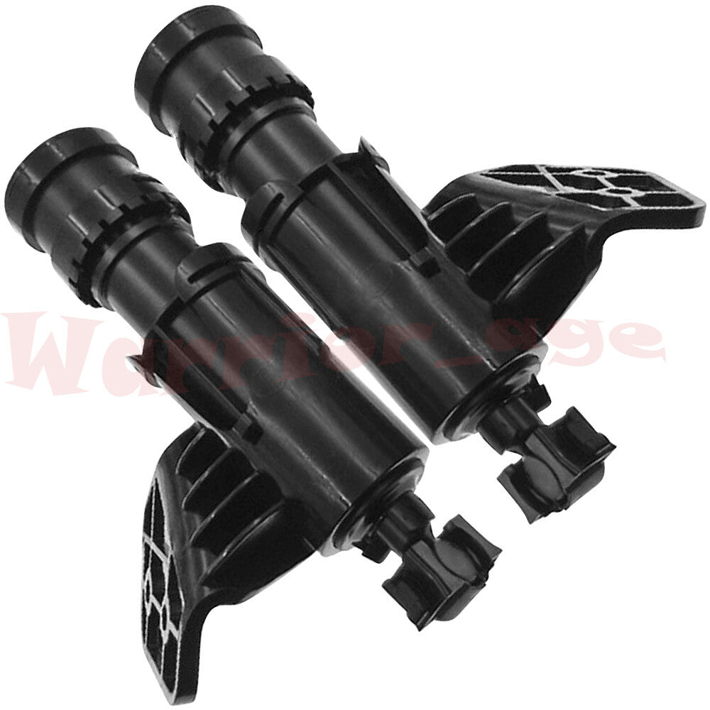 Fits for Kia Sportage 2016-2019 Right Left 2Pcs Black Headlight Washer Jet Nozzles