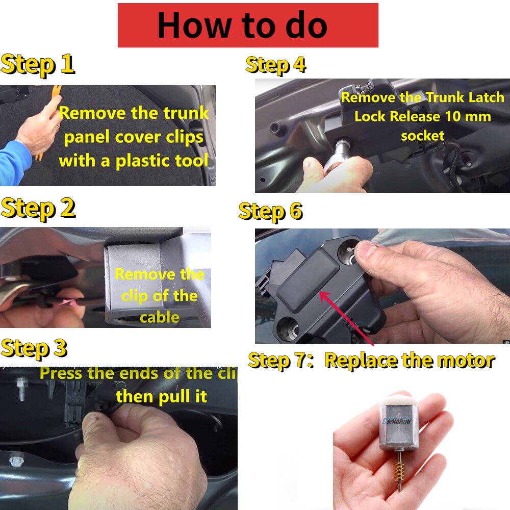New Quality Electric Trunk Lock Latch Motor for 2008-2012 for Infiniti EX35