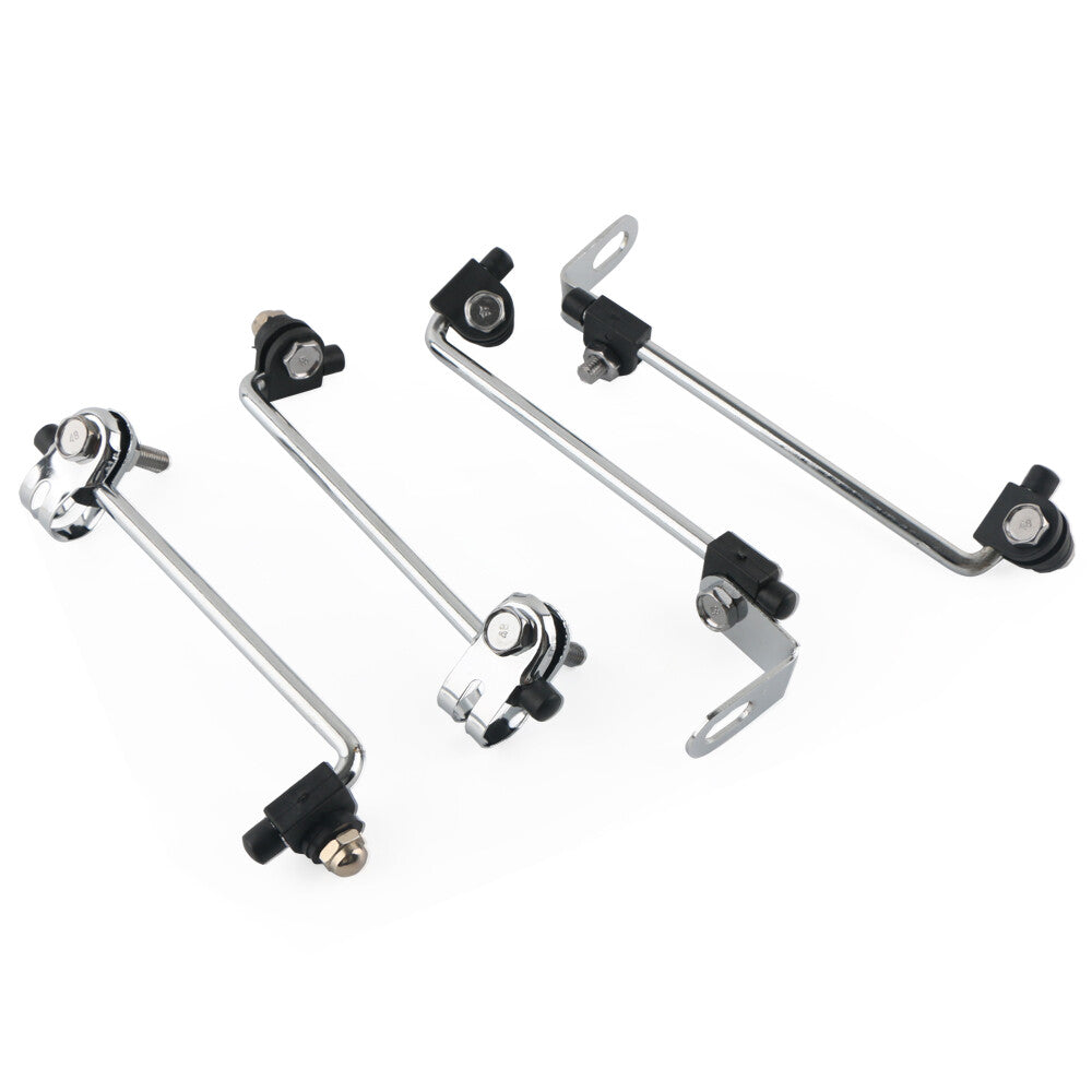 Motorcycle windshield mounting kit for Harley-Davidson Cruiser and for Honda GM