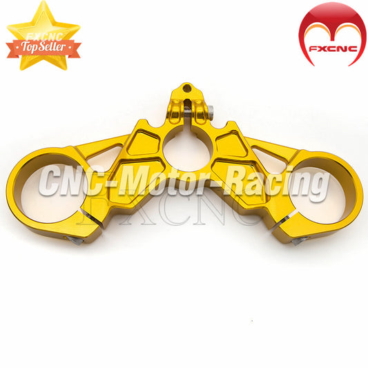 Suitable for Ducati 749R 999R CNC motorcycles, gold equipment manufacturer top cover three-tree clip