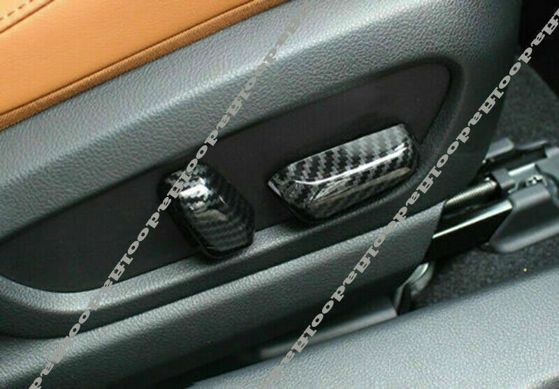 5Pcs for Lexus UX 200 250h 2019-2022 Carbon Fiber for Seat Adjust Button Cover Trim