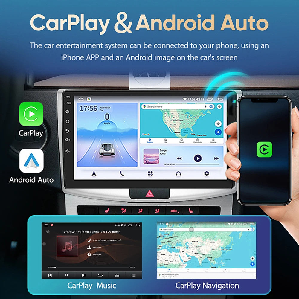 CarPlay Car Radio for Subaru Outback 5 Legacy 2014-2017 Stereo GPS Video Player