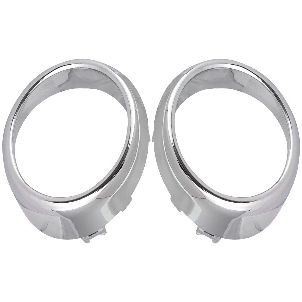 2X For 2010-2014 G25 G37 M37 M56 Q70 Left+Right Chrome Trim Bezel Ring Fog Lamp