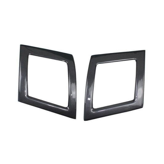 Carbon Fiber Console LR Air Outlet Vent Cover for Mitsubishi Lancer Evo 08-17