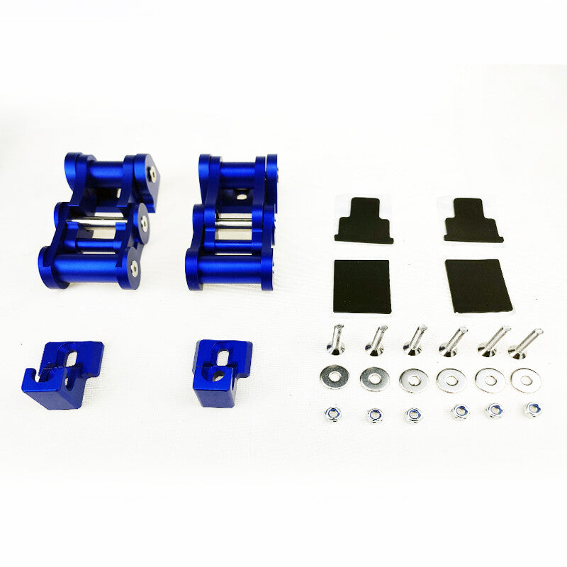 Hood Latches Locking Hood Locks Hood Catch Kit For 2007-17 for Jeep for Wrangler JK Blue