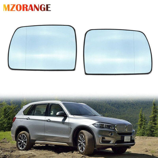 2¡Á F¨¹r for BMW X5 E53 00-06 Au?enspiegel Seitenspiegelglas Links+Rechts 51168408797
