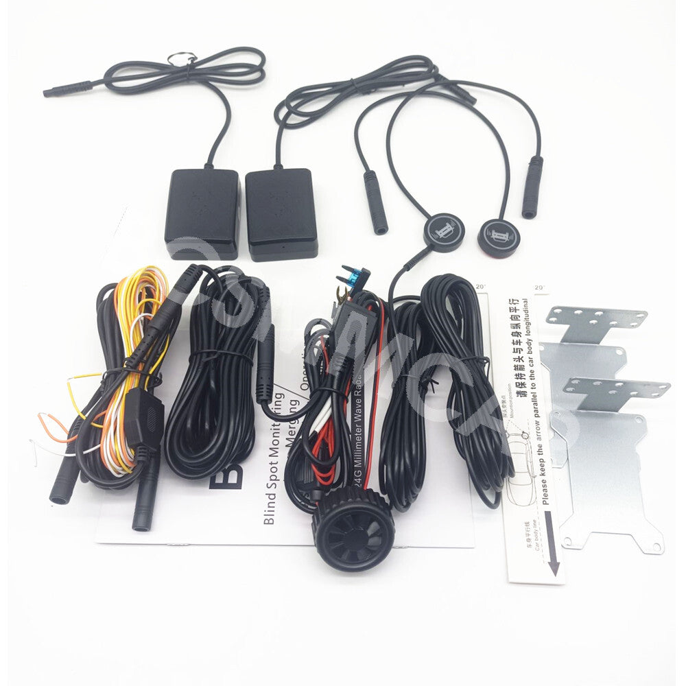 Car Ultrasonic Sensor Blind Spot Mirror BSD Radar Detection Monitoring System