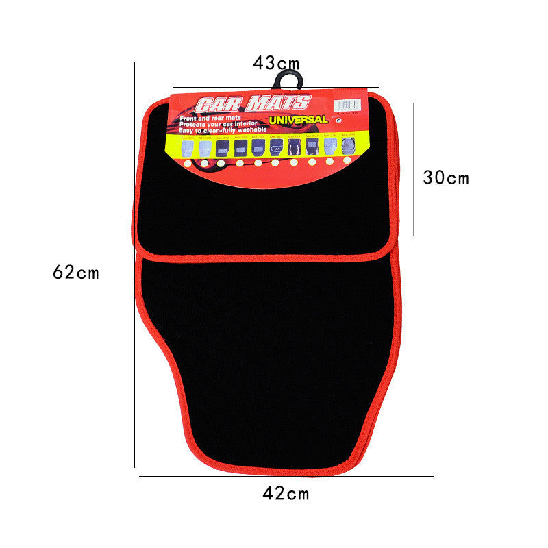 4x Universal Car Floor Mat Accessories Styling Custom Foot Prevent Wear Heel Pad