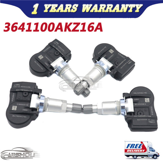 4X 3641100AKZ16A TPMS Tire Pressure Sensor For Great Wall Harvard H5 H6 Wingle5