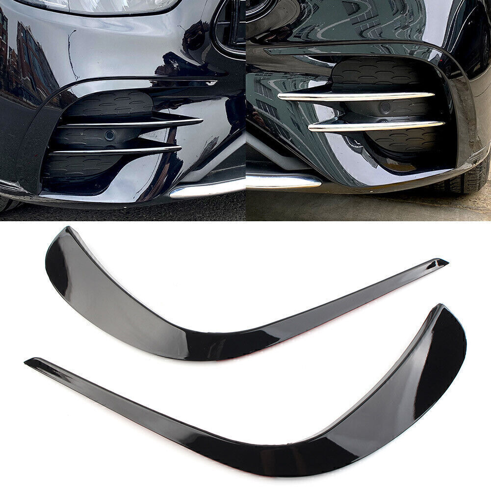Front Bumper Lip Splitter Spoiler for Benz E Class W213 E260 E300 E53 2021+ Pair