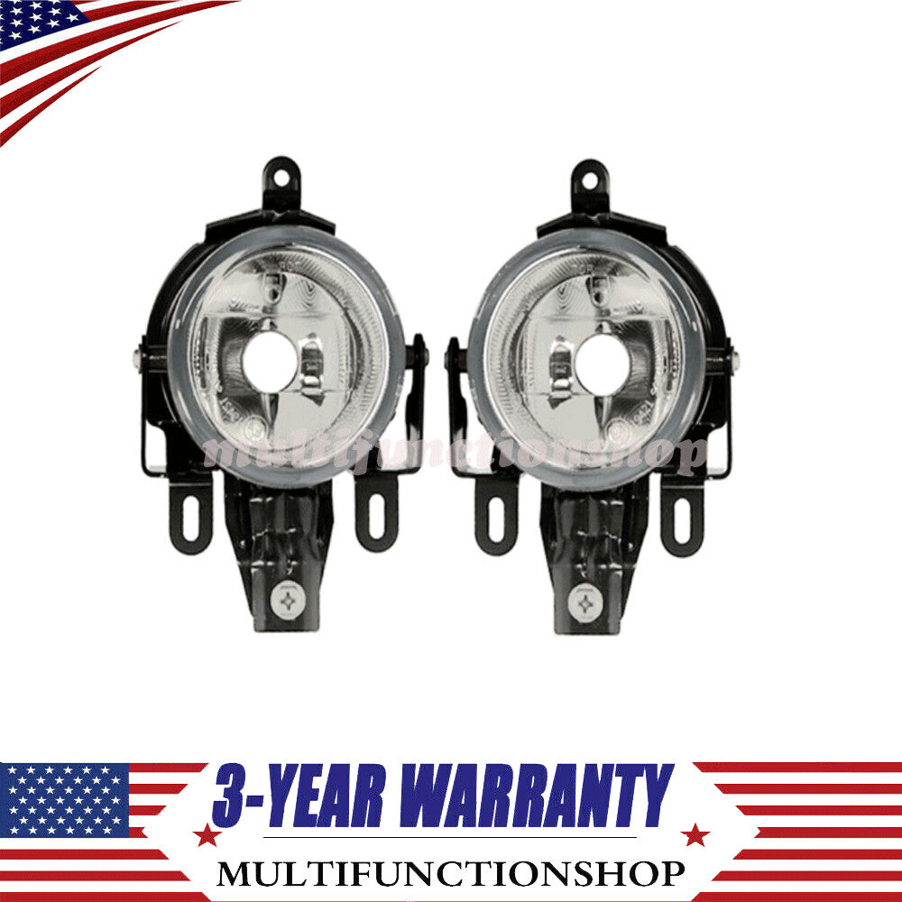 pair of front bumper fog lights with transparent driving lights are suitable for Pajero Montero 2003-2006