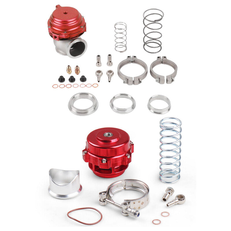 44MM External Wastegate V-Band Flanged Turbo Waste Gate 50mm Blow Off Valve BOV
