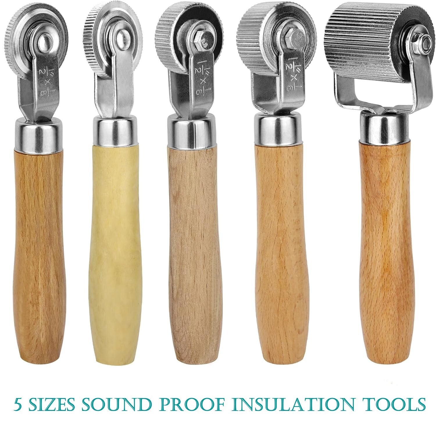 5-piece car soundproofing hand roller smoothing tool sound insulation rolling