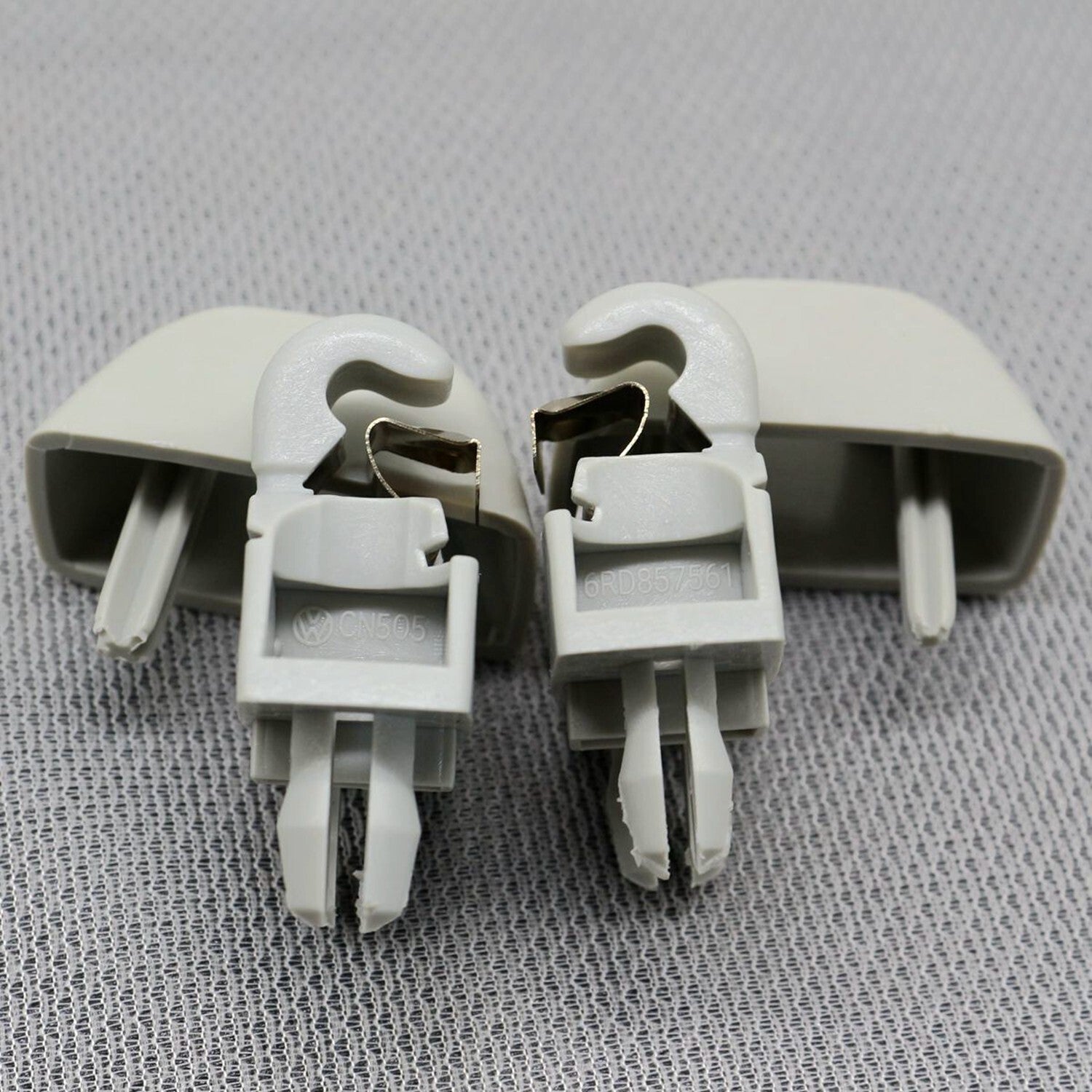 6R0857561Y20 Piece of 2 Gray Sun Visor Support Clip Retainer fit for VW for Passat