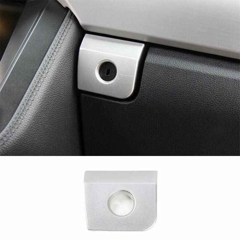 for Ford for Mustang 2015-2022 Matte Silver Front for Co -Pilot Handle Cover Trim Strip