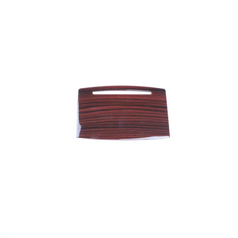 Car Inner Console Storage Box Cover Trim 1PCS Fit for Audi A6L 05-2011 Red Wood