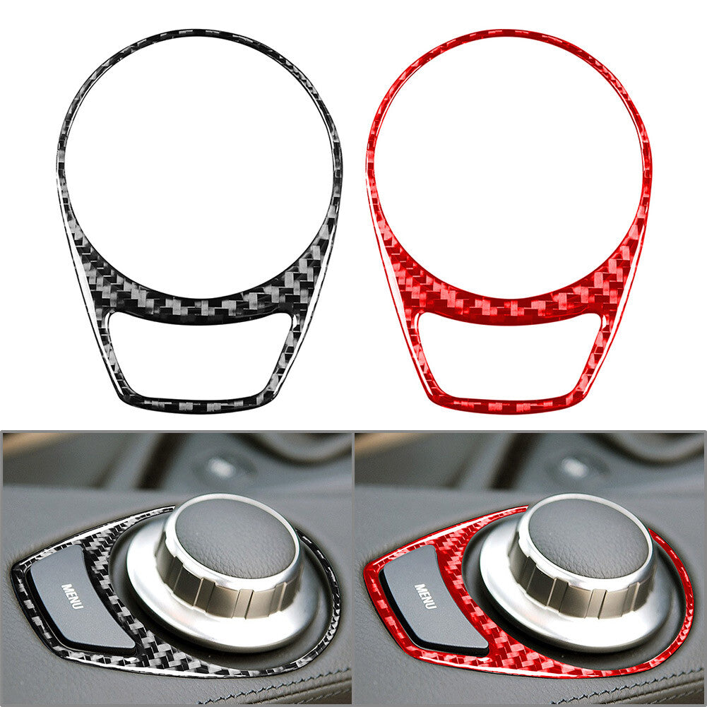 Carbon Fiber FM Switch Panel Cover Trim for BMW 6 Series E63 E64 04-10 M6