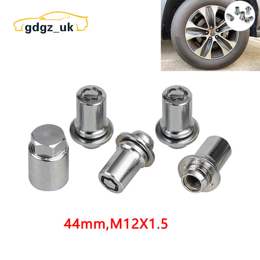 44mm Wheel Lock Lug Nuts Kit M12x1.5 for 2000-2024 for Toyota Anti-theft 00276-00901