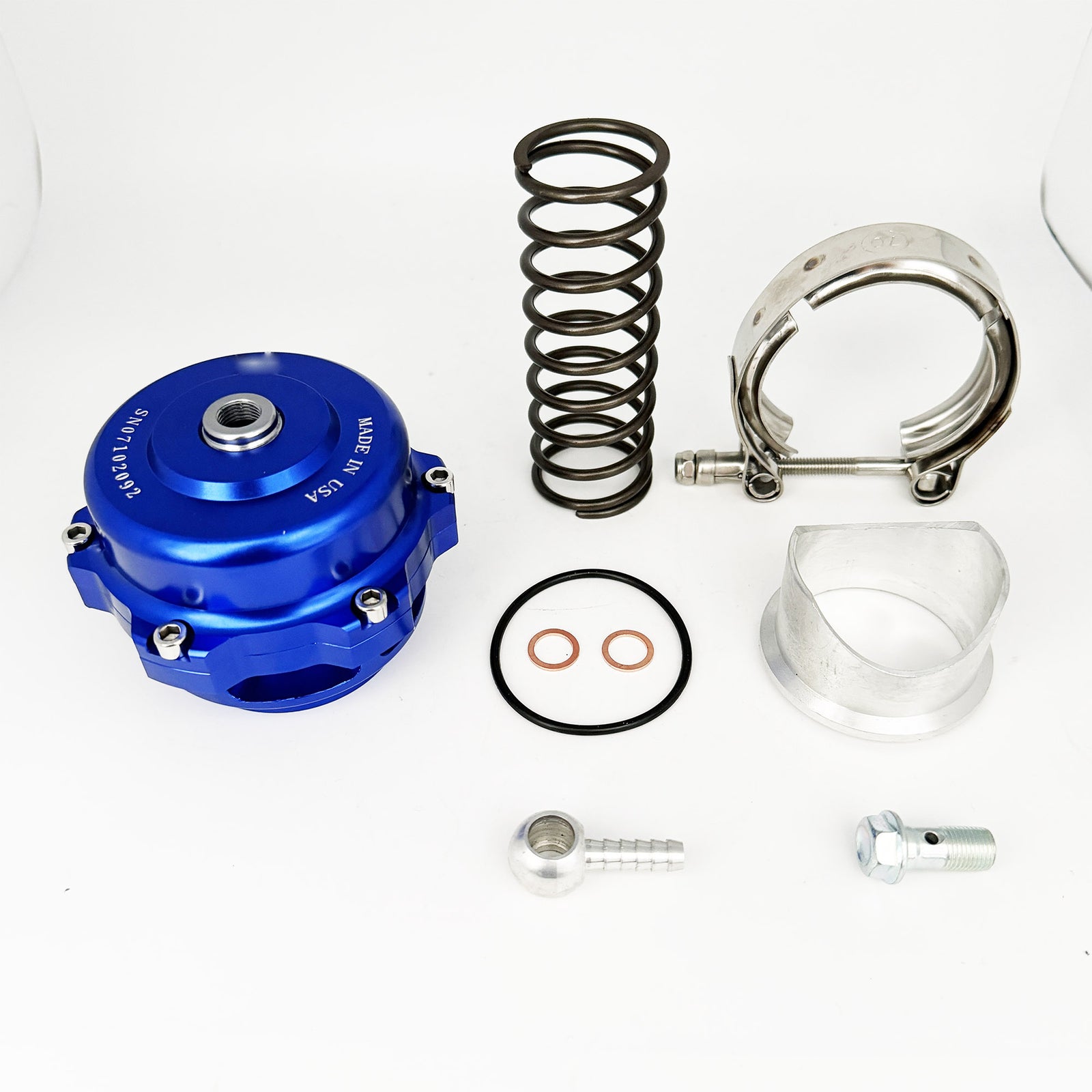 50MM BOV Universal 50mm Blow Off Valve Q Typer BV50 Stye 6 PSI+18PSI BLUE