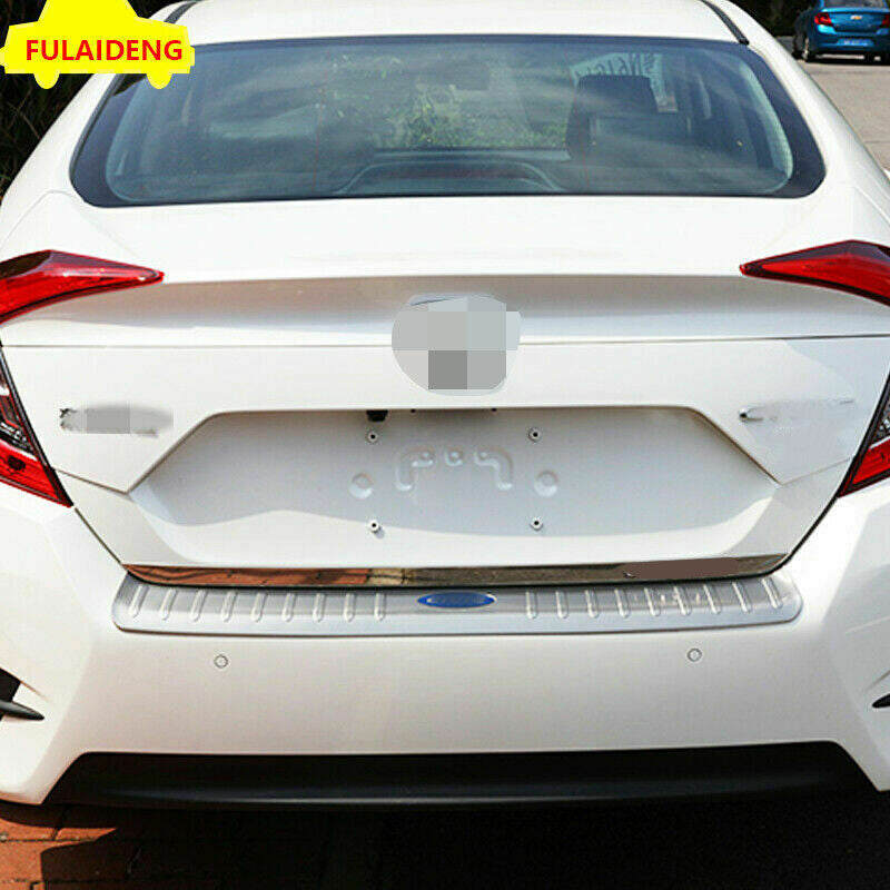 for Honda for Civic Sedan 2016-2021 CHROME REAR DOOR TRUNK TAILGATE LID STRIP TRIM