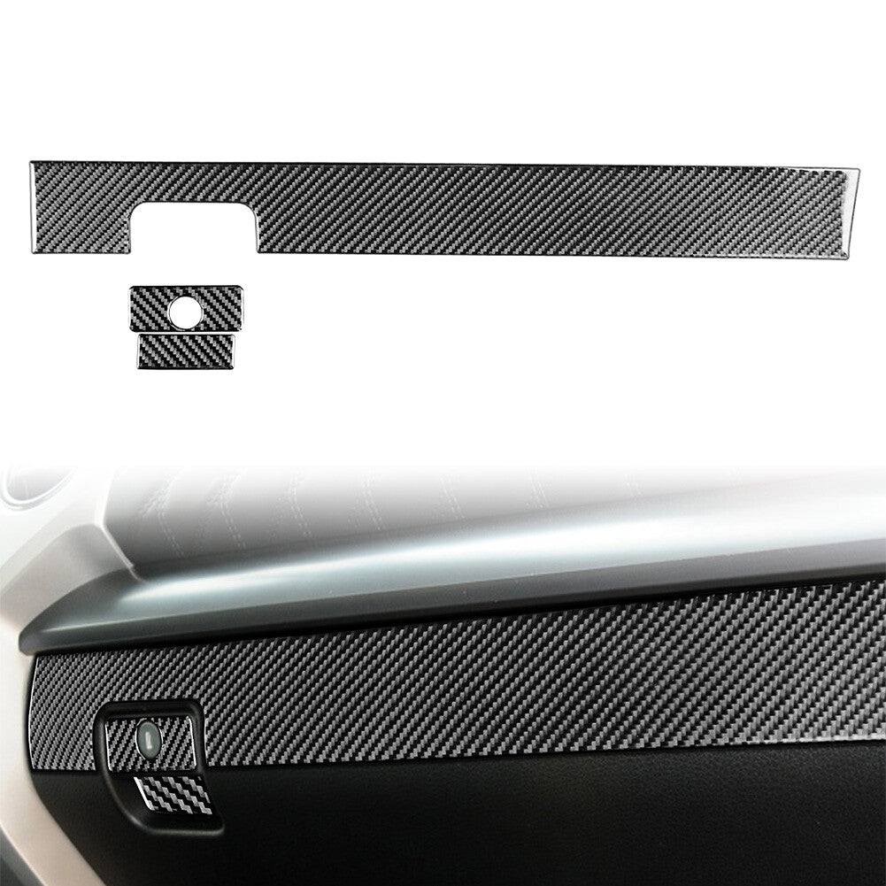 LHD for Co -Pilot Storage Glove Box Panel Cover Trim for Toyota Tundra 2014-21 Black