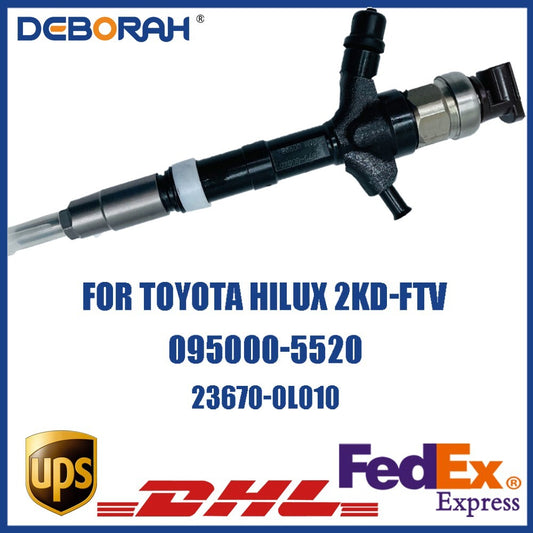 New Diesel Fuel Injector Nozzle 095000-5520 23670-0L010 For TO-YOTA HILUX