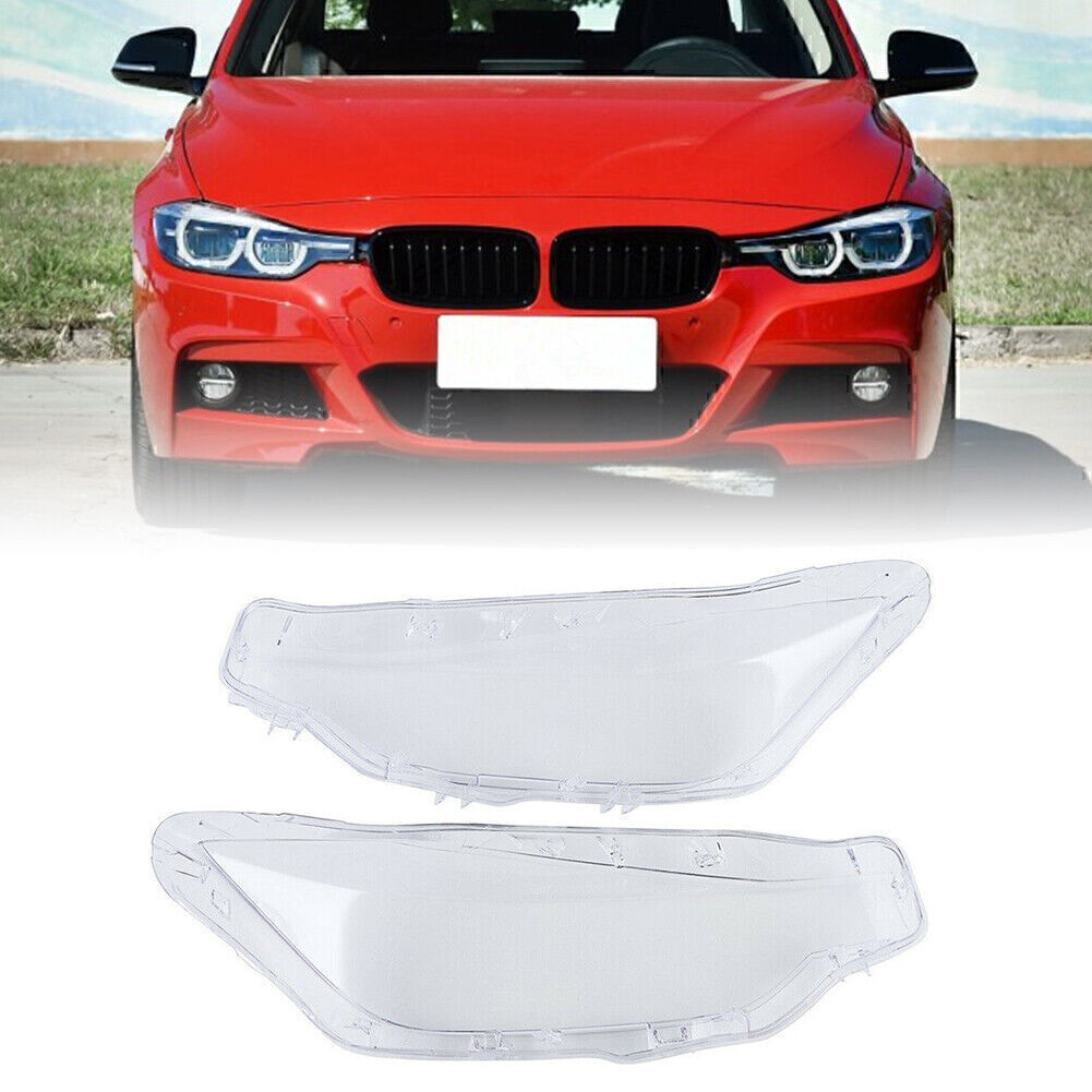 Clear Lampshade Headlight Lens Cover for BMW 3 Series F30 F31 2016 2017 2018