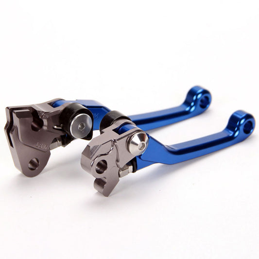 Blue dirtbike Pivot Brake Clutch Levers for Yamaha YZ426F/450F 2001-2007 2006 05