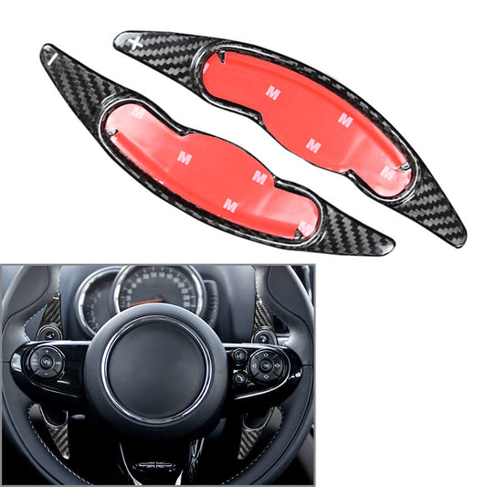 Steering Wheel Shift Paddle Fit for BMW for Mini Cooper F54 F55 F56 Carbon Fiber Black