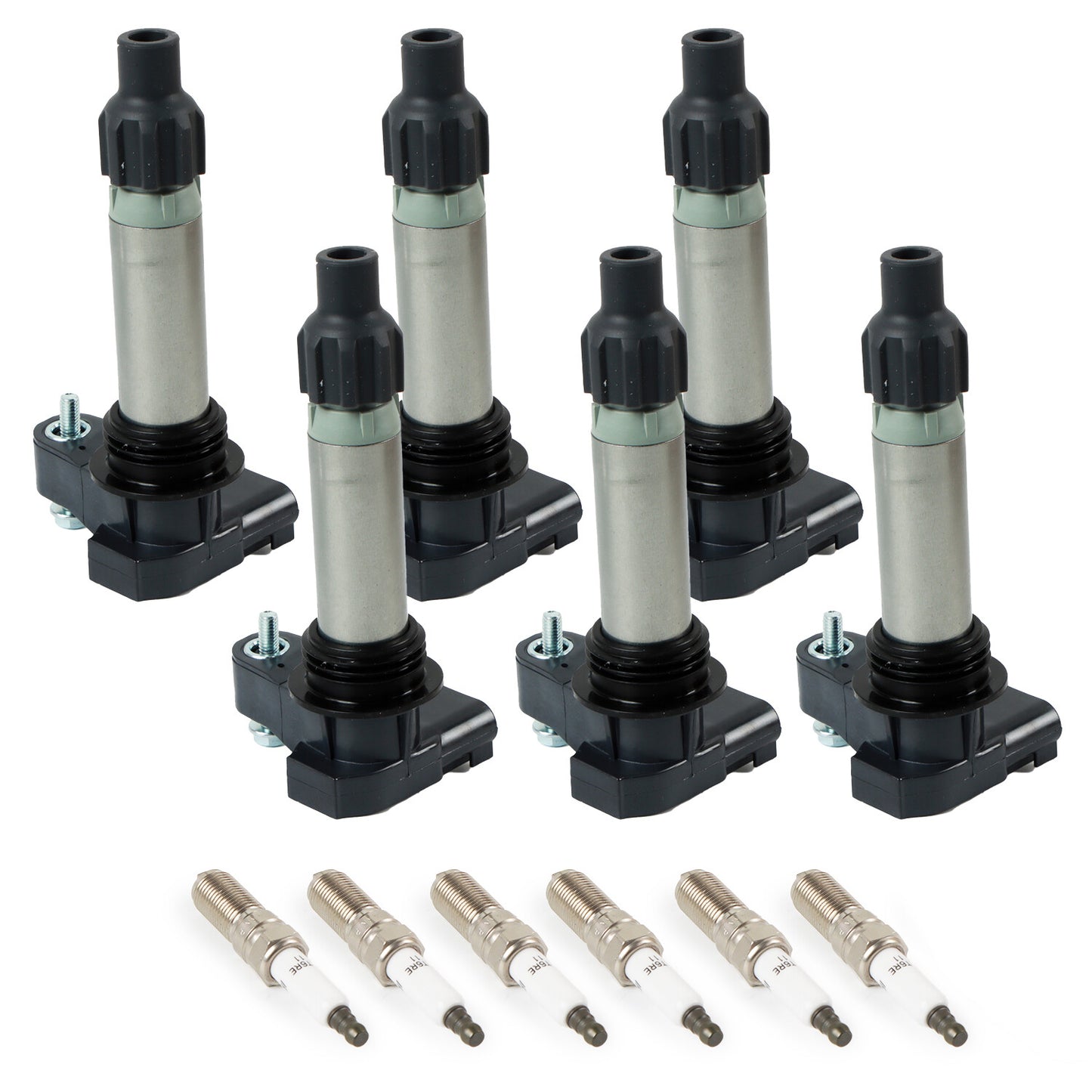 6x Ignition Coil  6x Iridium Spark Plug for Cadillac for GMC for Chevy for Buick UF569