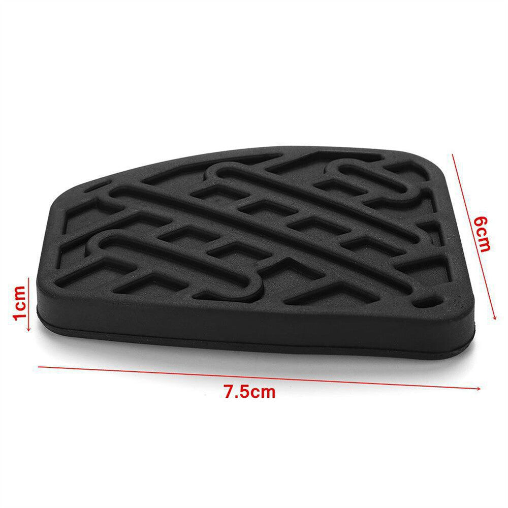 2X Black Rubber Brake  Clutch Pedal Pad Covers 46531JD00A for Nissan Qashqai