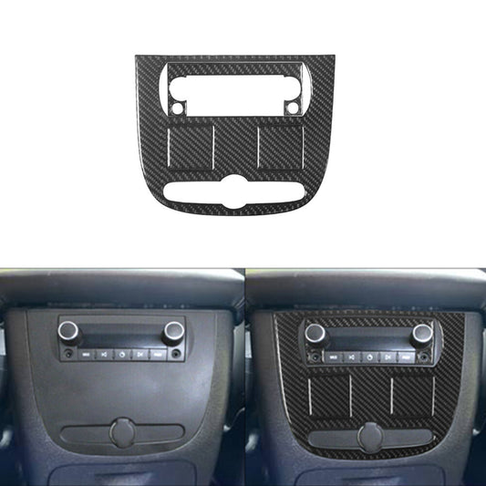 4Pcs Carbon Fiber Rear Audio Outer Trim For Silverado/tahoe/ for sierra 07-14 Type C