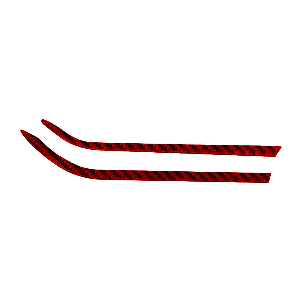 Red Carbon Fiber Driver Side Air Vent Below Cover Trim for Ford Explorer 2020-23