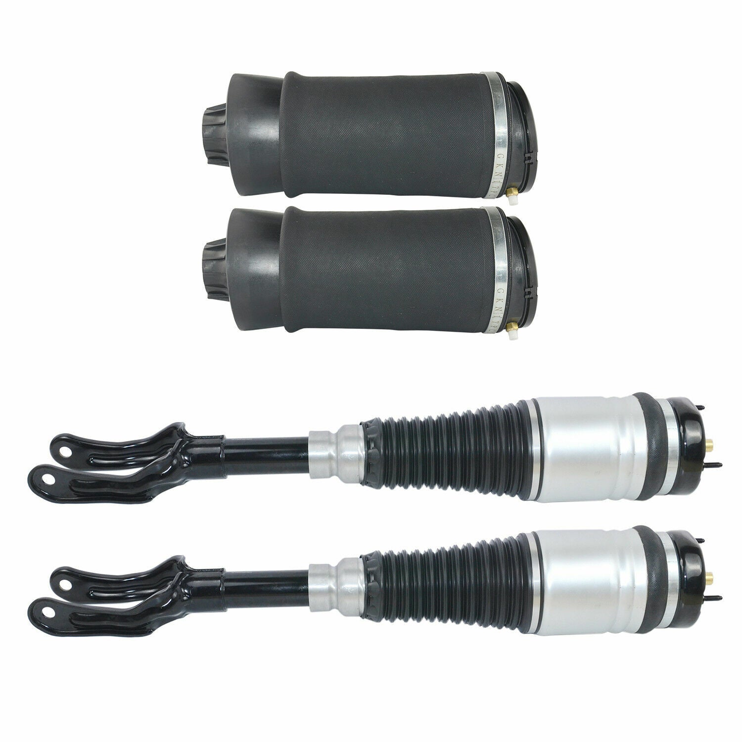 2XFits for Jeep Grand Cherokee Front Air Suspension Strut + Rear Air Spring Bags