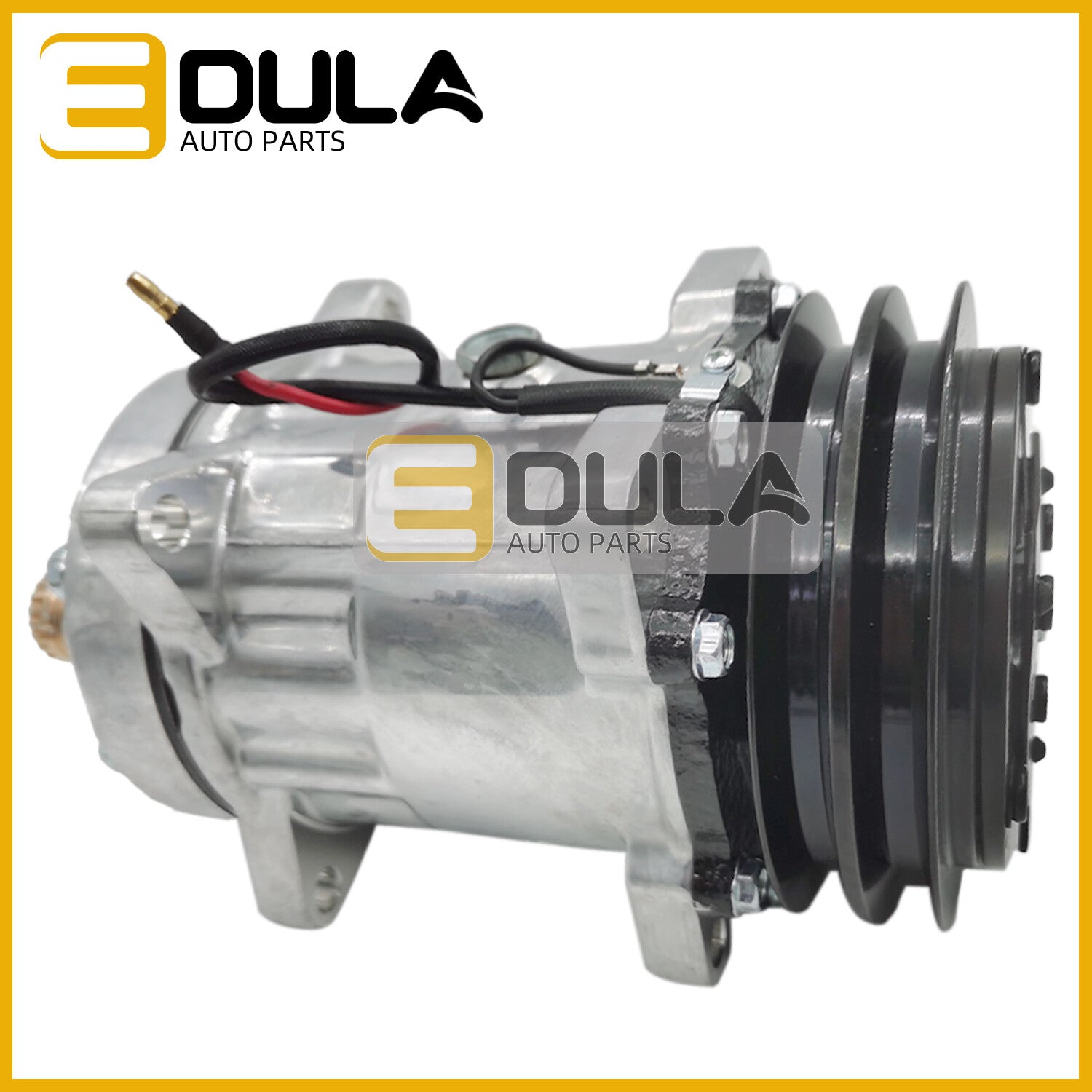 AC compressor with clutch suitable for heavy-duty applications SD709 7402 2009839 12V 2PK 124MM