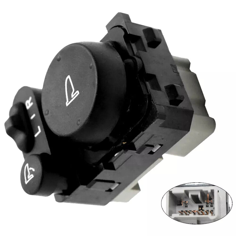 Mirror-finish switch assembly for Honda Fit Jazz 2009 - 2014 GE6 GE8 35190-TF0-J11 Black