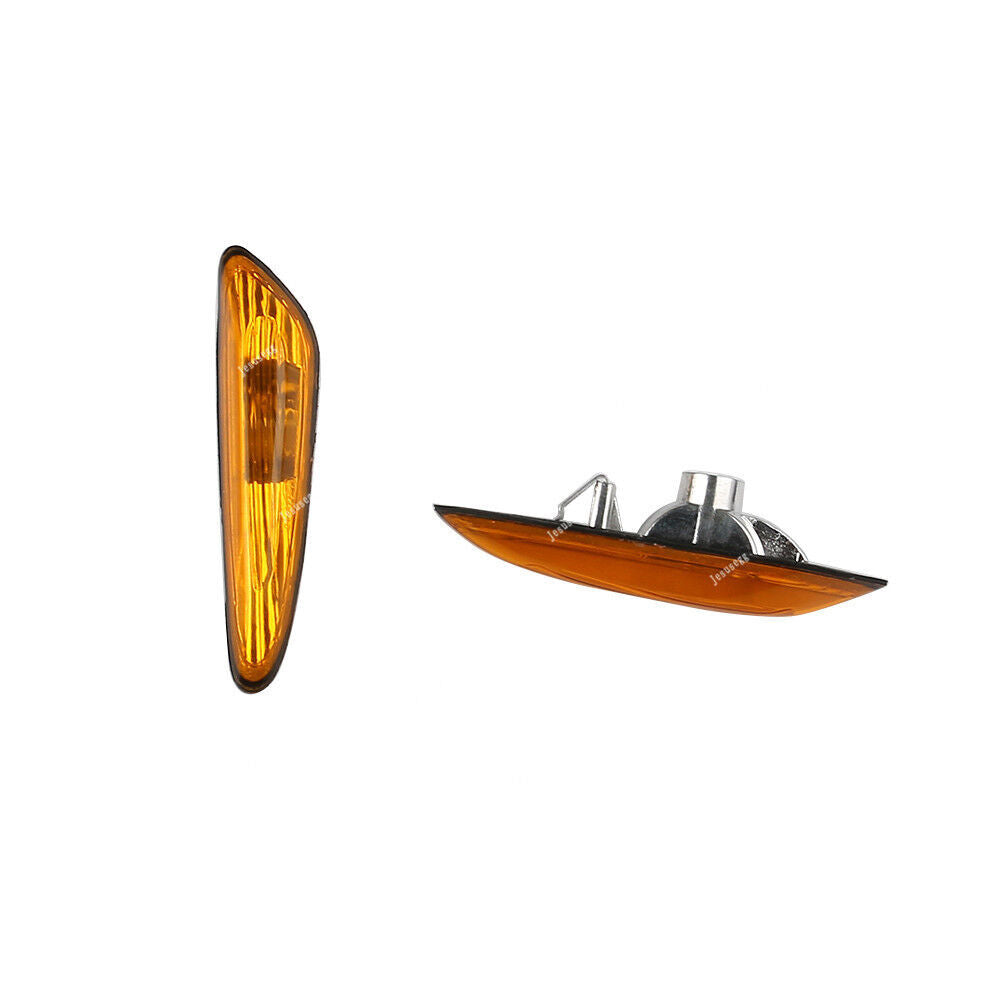 Pair Lens Side Marker Lights Signal Lamps for BMW E46 3-Series 2002-2005 2PCS