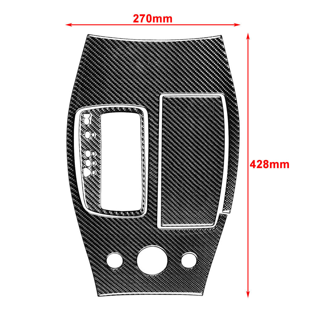 Carbon Fiber Central Console Gear Shift Panel Cover for Infiniti JX35 QX60 13-16