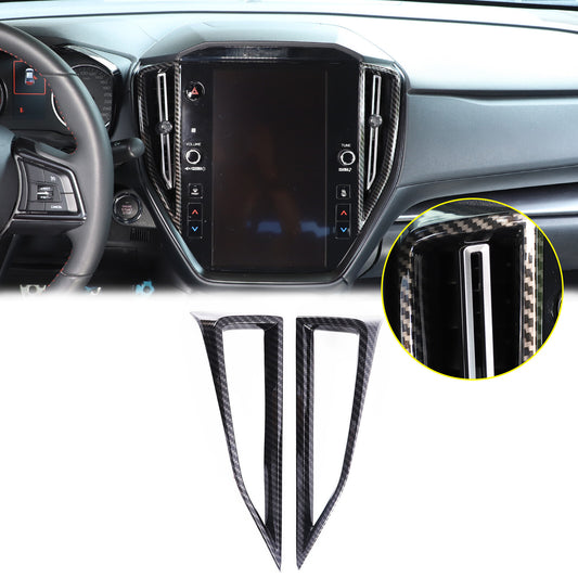 Carbon Look Gear Shift side trim L-stripes for BMW 3 Series F30 F34 3GT 2013-19