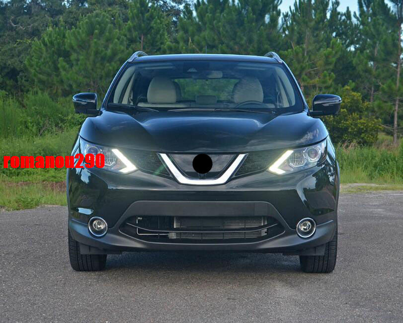 for Nissan Rogue Sport 2017-2019 LED Front Fog Light Driving Lamp Trim Retrofit