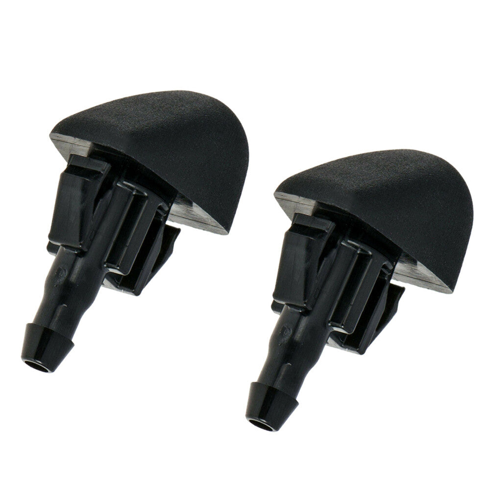 2pcs Water Spray Nozzle Windshield Washer Nossles For 2013-2018 for Mazda CX-5 Black